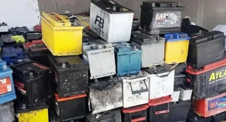 Pile of used batteries — HAQ TRADERS Hyderabad