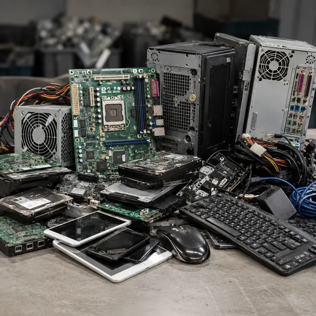 Computer motherboard e-waste lot — HAQ TRADERS Hyderabad